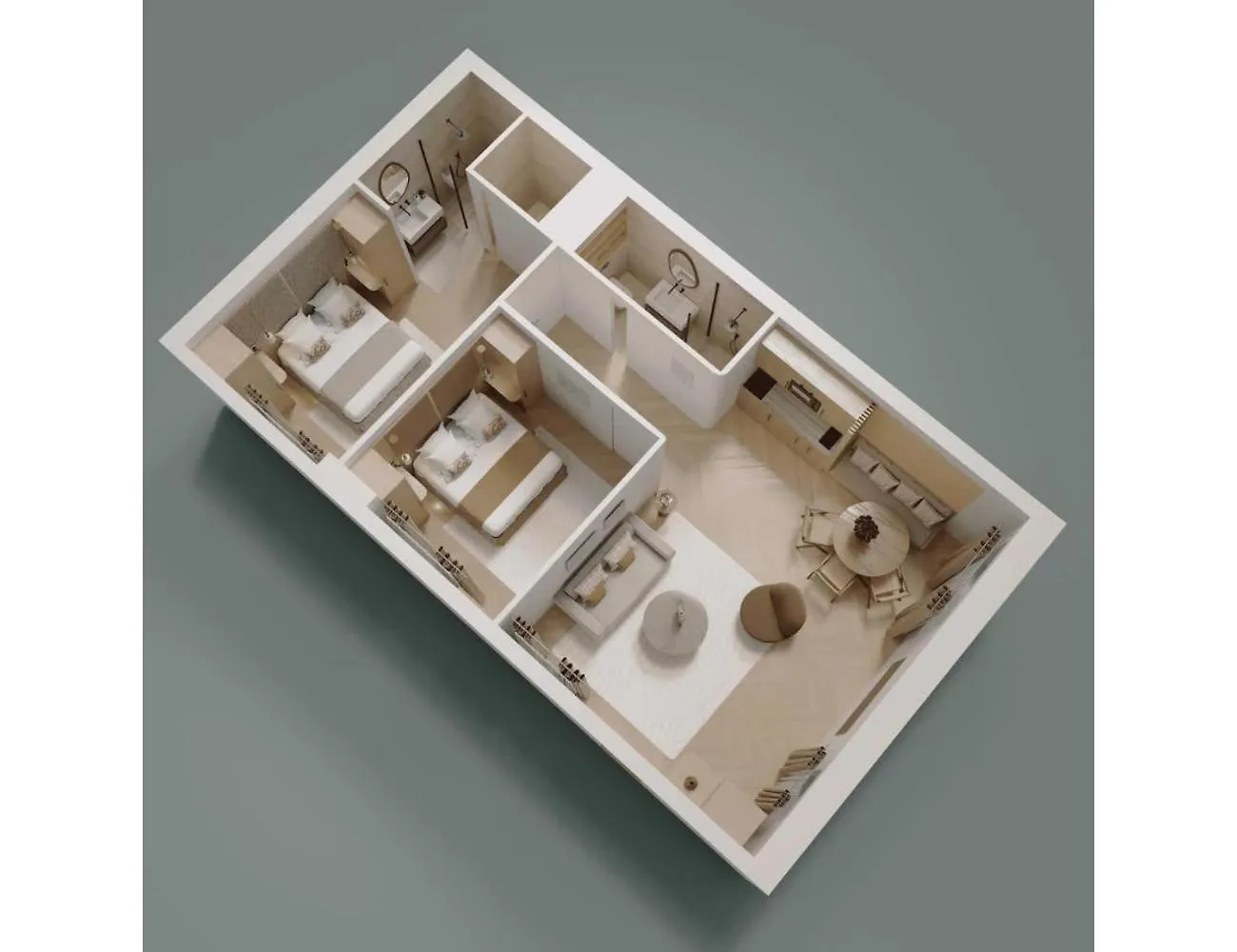 Elegant Apartment- 2Br-6P- Le Marais Parijs 0*,  Frankrijk